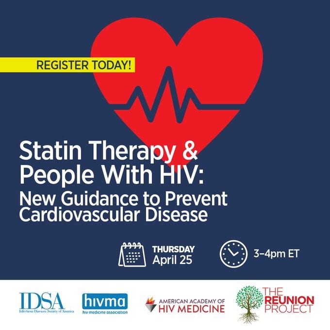 Statin Therapy & People with HIV: New Guidance to Prevent Cardiovascular Disease